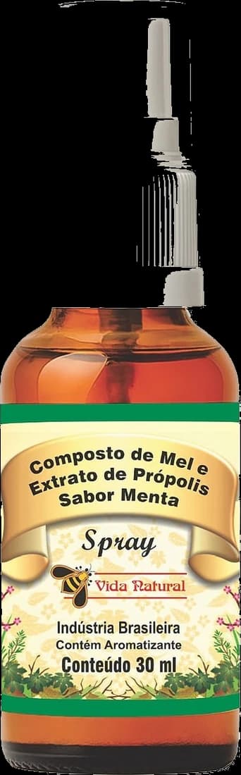 Composto de Mel e Extrato de Própolis - Sabor Menta | Spray 30ml