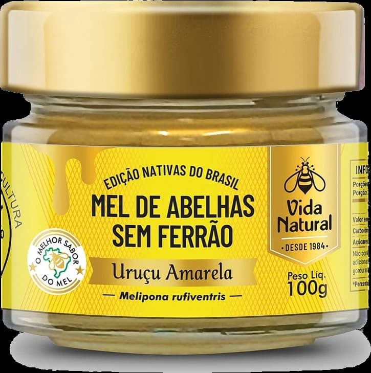 Mel de Abelhas sem Ferrão | Uruçu Amarela - 100g