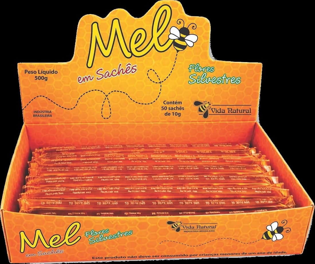Mel em Sachês | Mel de Flores Silvestres - 500g